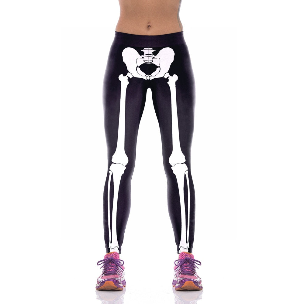 Legging Halloween Skeleton
