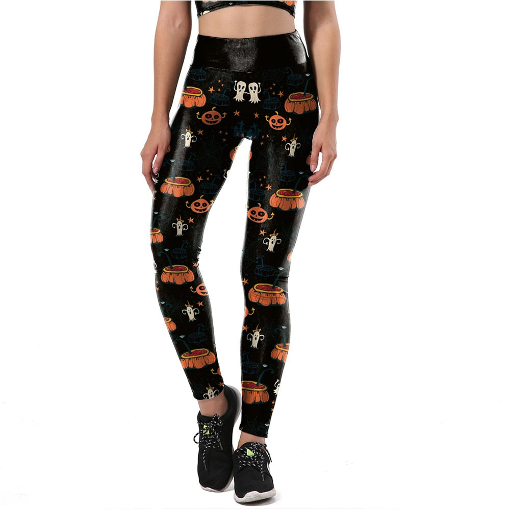 Legging Halloween Ghosts Pumpkin